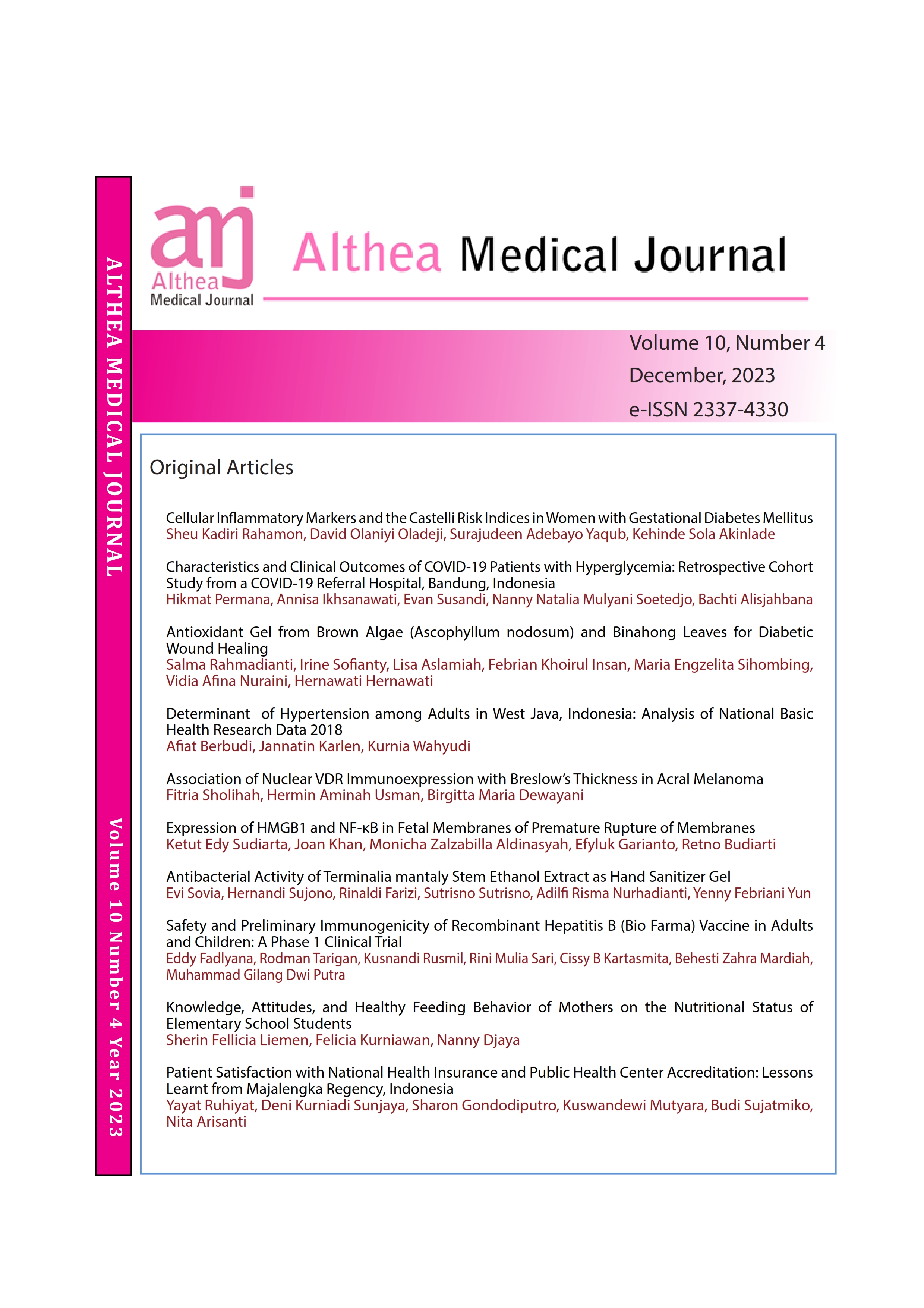 Cover Page