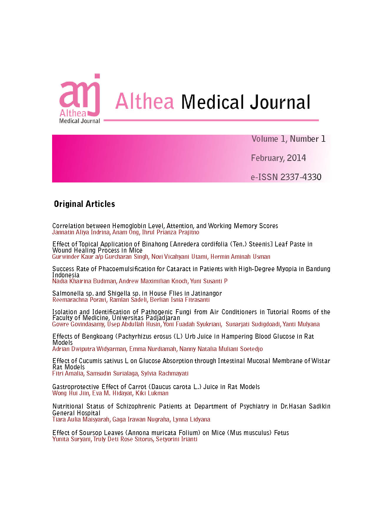 Cover Page